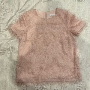 Light pink Calvin Klein short sleeve top